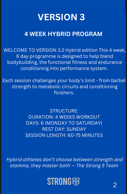 Guide 3.2 Hybrid training