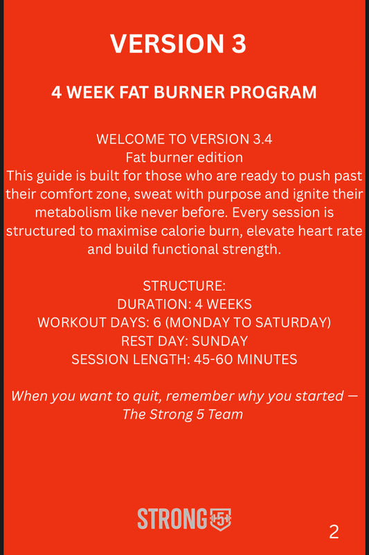 Guide 3.4 Fat burner