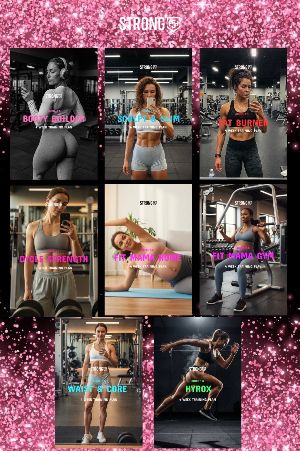 The Strong 5 - Female (All 8 Guides)