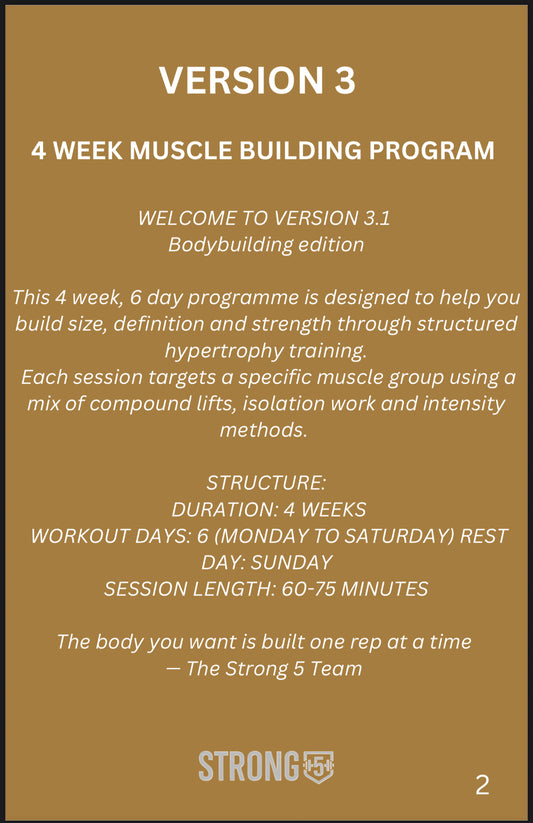 Guide 3.1 Bodybuilding