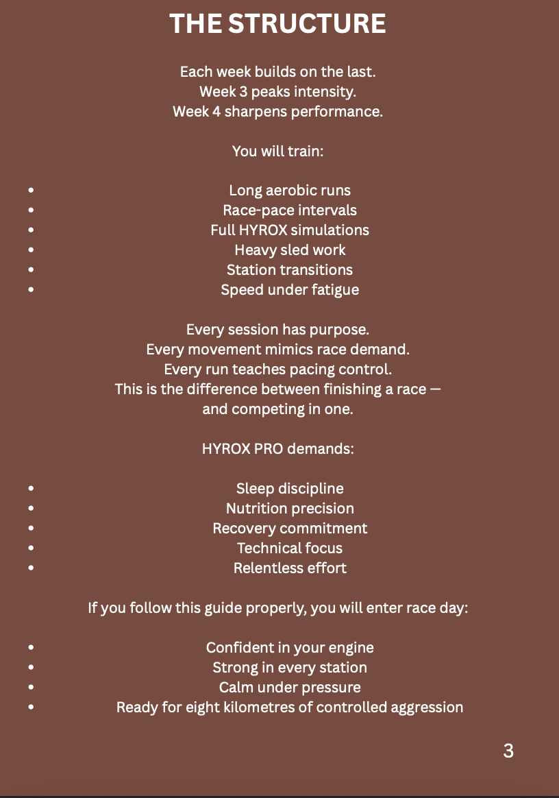 Guide 4.6 HYROX PRO